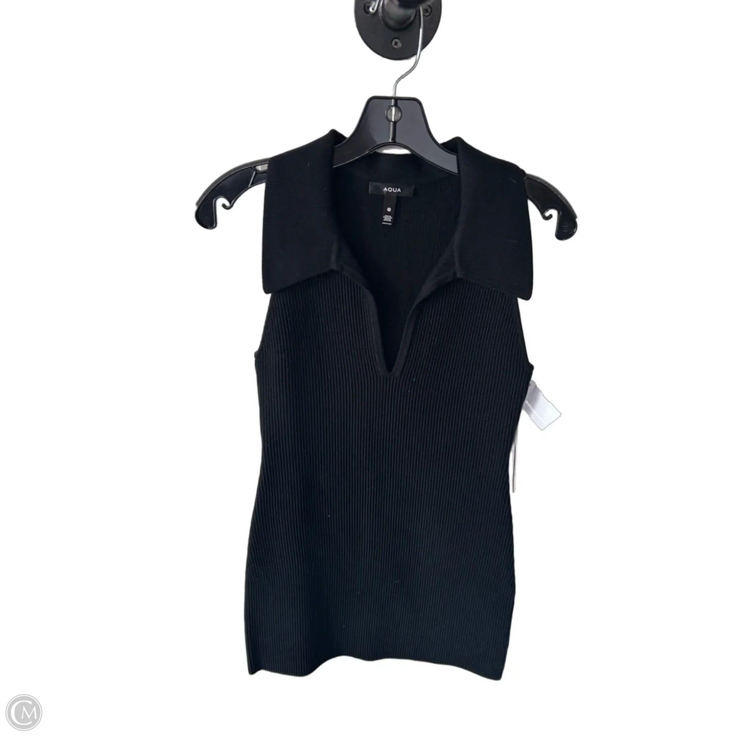 Dress Sweater By Aqua In Black, Size: M