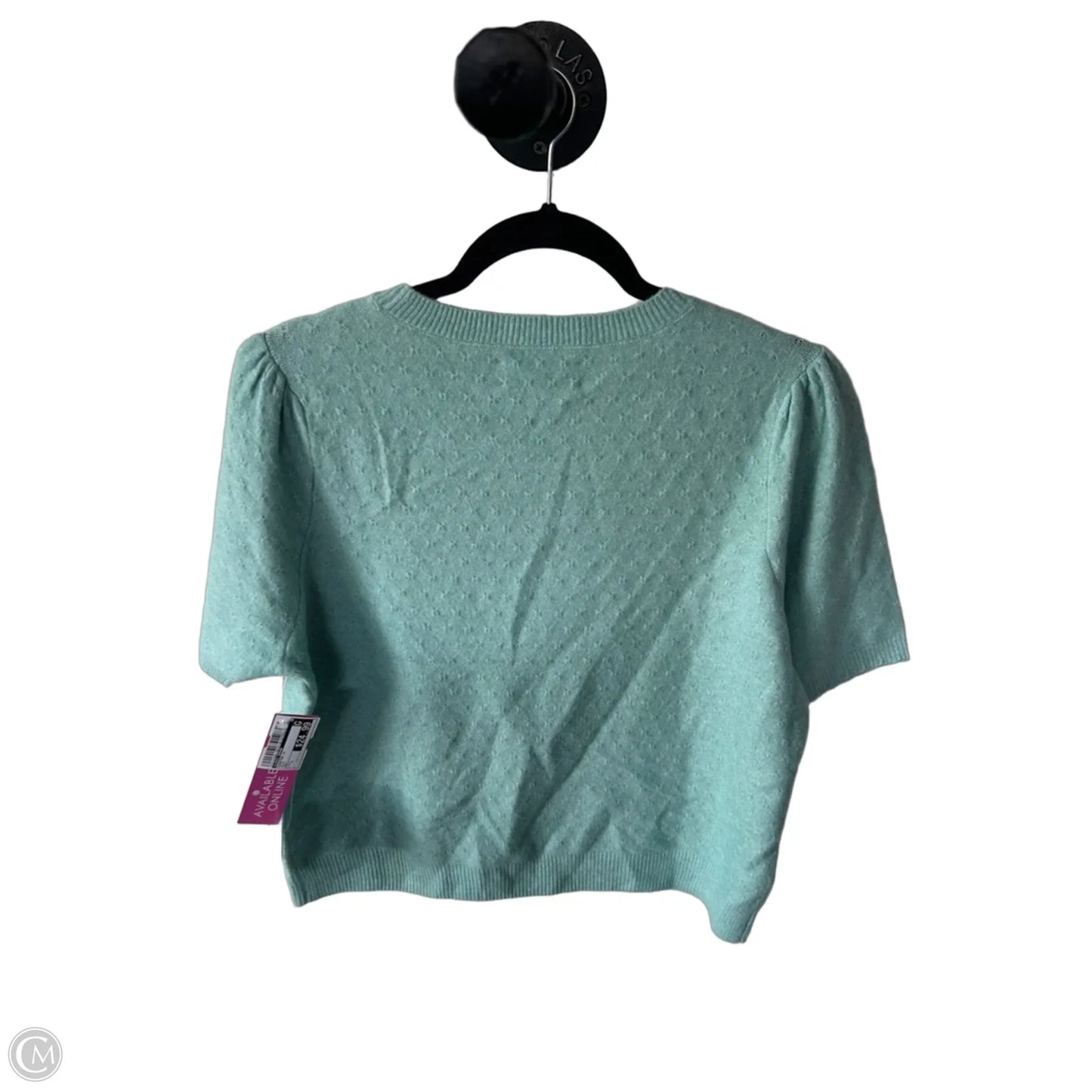 Sweater Short Sleeve By Lucky Brand In Blue, Size: L