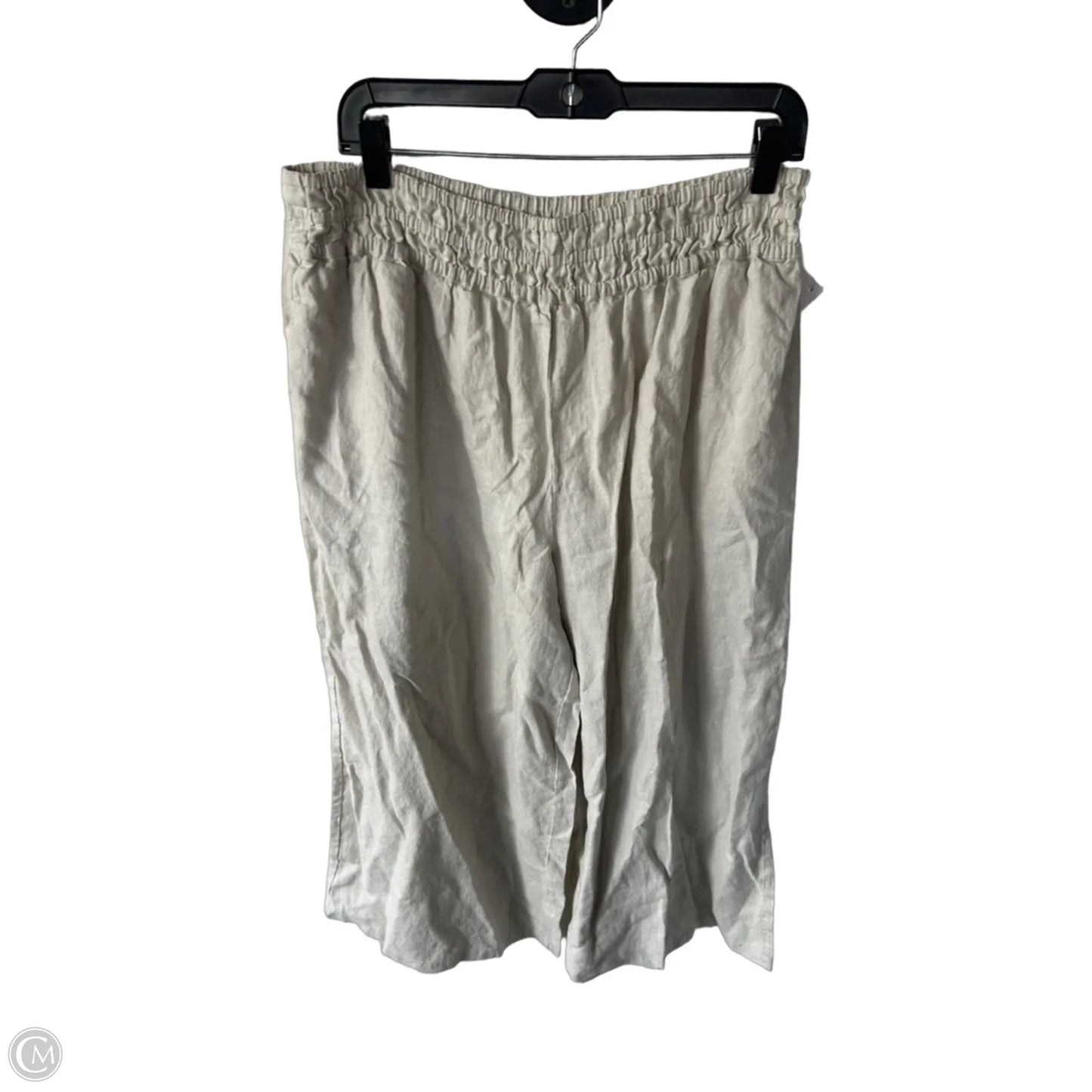 Pants Linen By Anthropologie In Beige, Size: 12