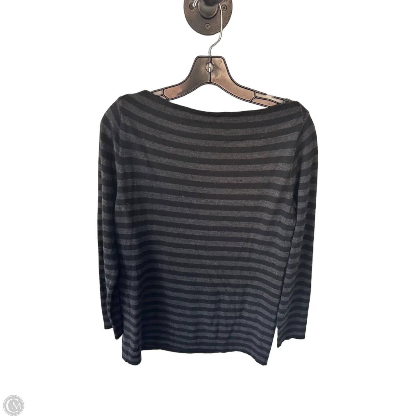 Sweater By Eileen Fisher In Black & Grey, Size: S