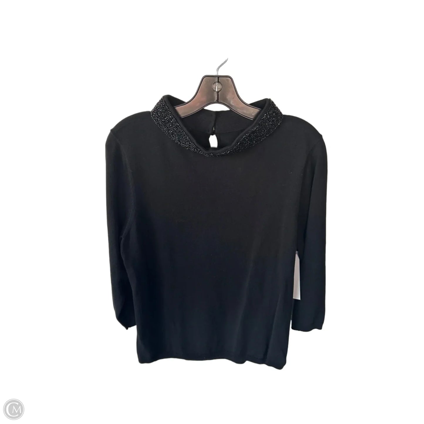 Sweater By Talbots In Black, Size: L