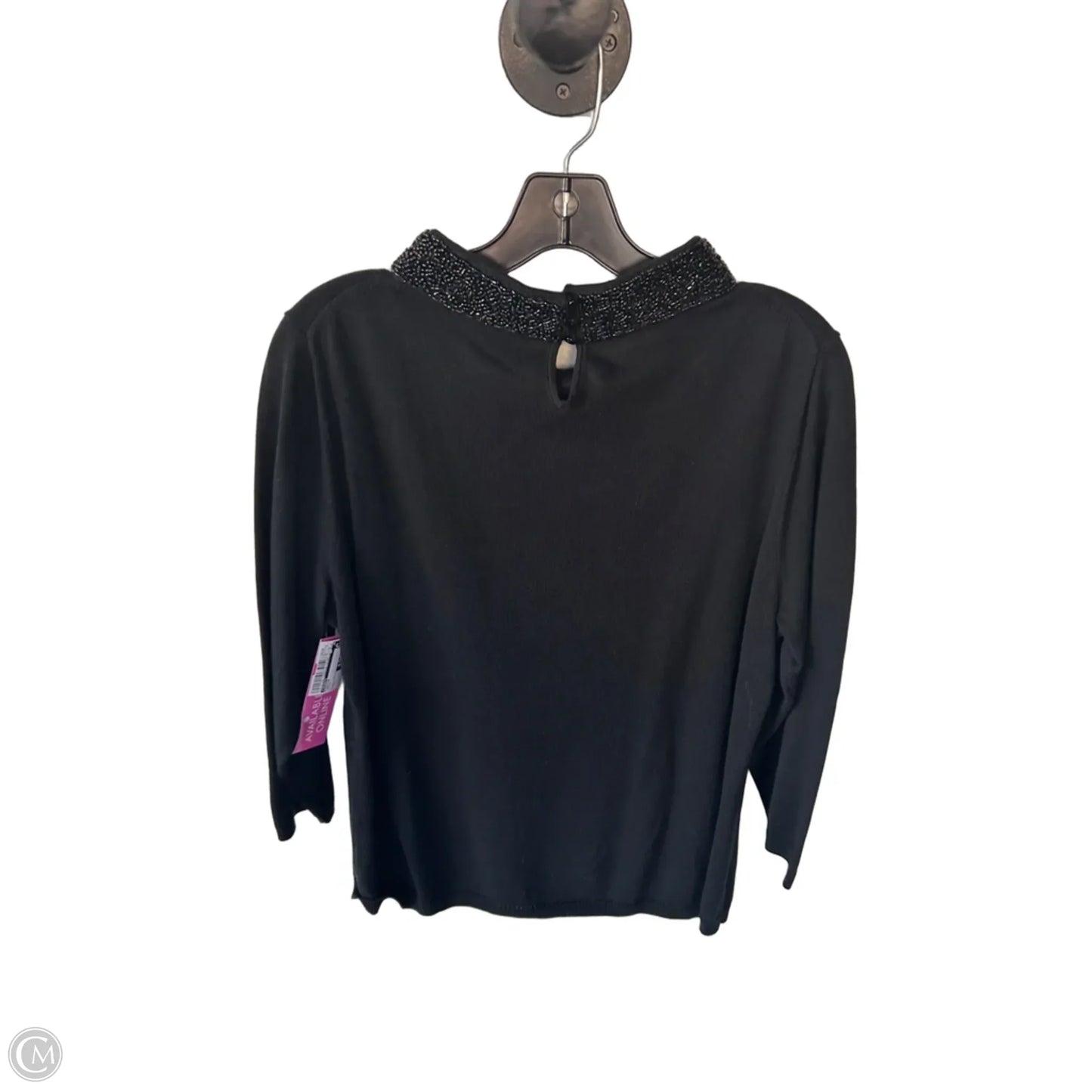 Sweater By Talbots In Black, Size: L
