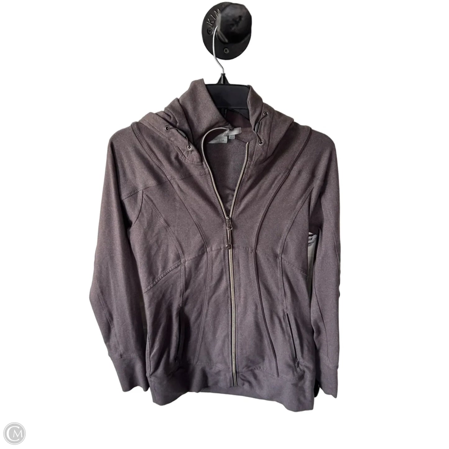Athletic Sweatshirt Hoodie By Athleta In Brown, Size: S