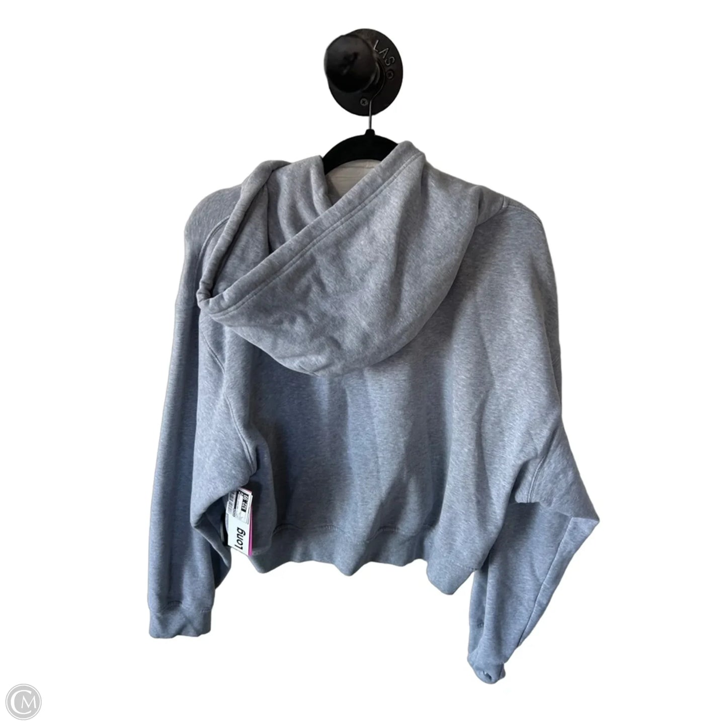 Athletic Sweatshirt Hoodie By Athleta In Grey, Size: L