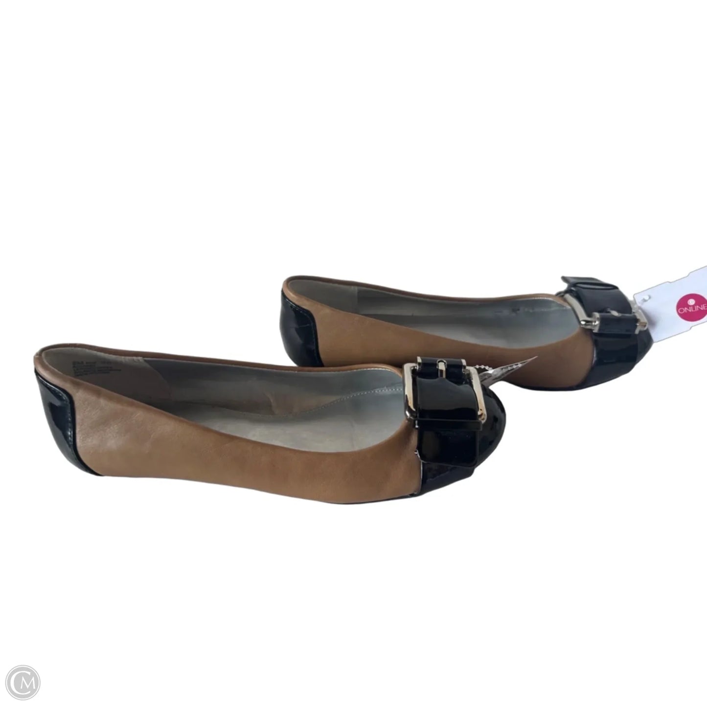 Shoes Flats By Bandolino In Black & Tan, Size: 8
