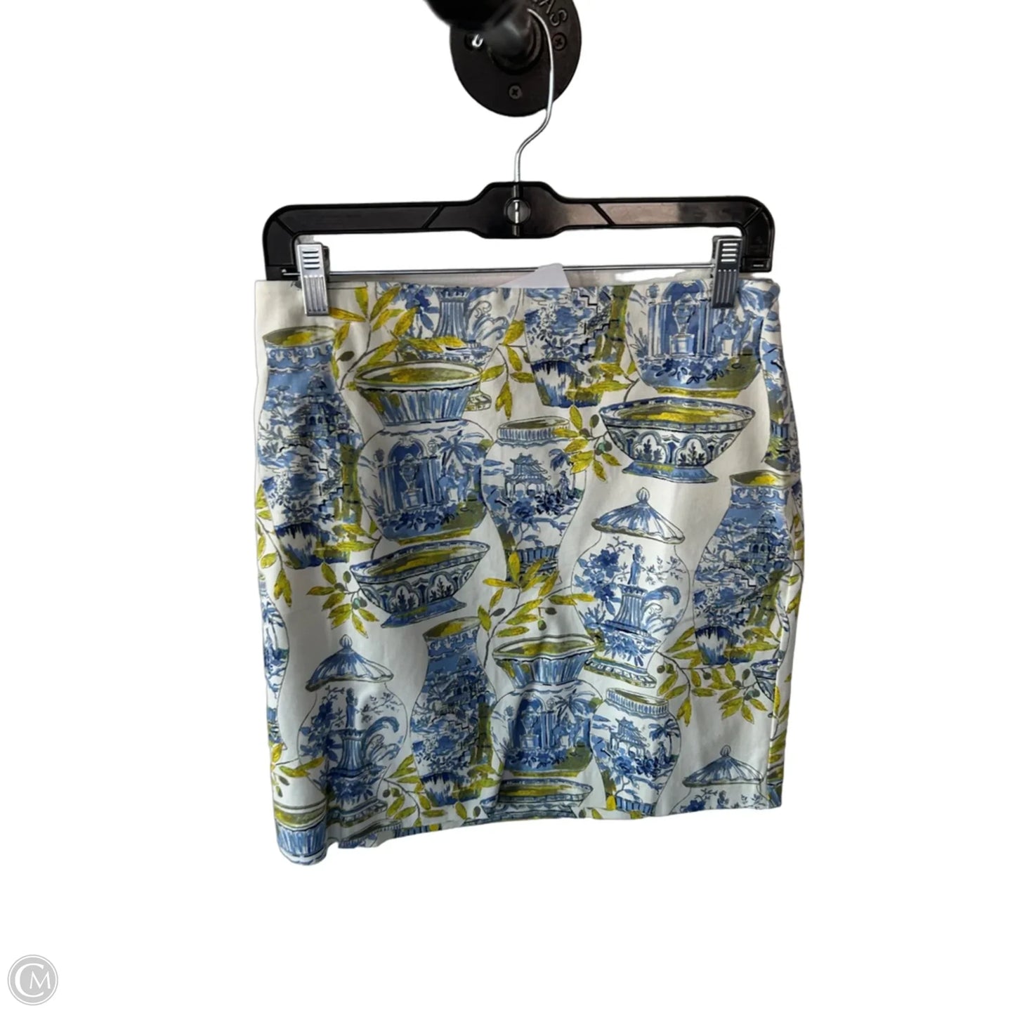 Skirt Mini & Short By Talbots In Blue & Cream, Size: 6