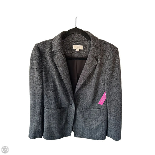 Blazer By Loft In Black & White, Size: Xs