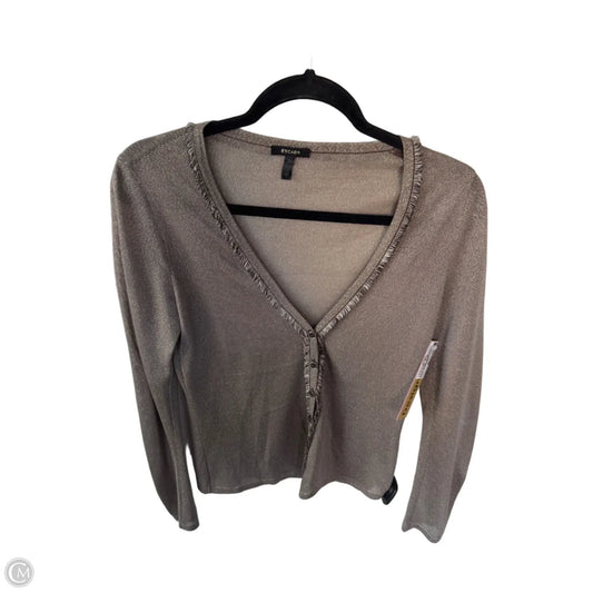 Cardigan Designer By Escada In Brown, Size: S