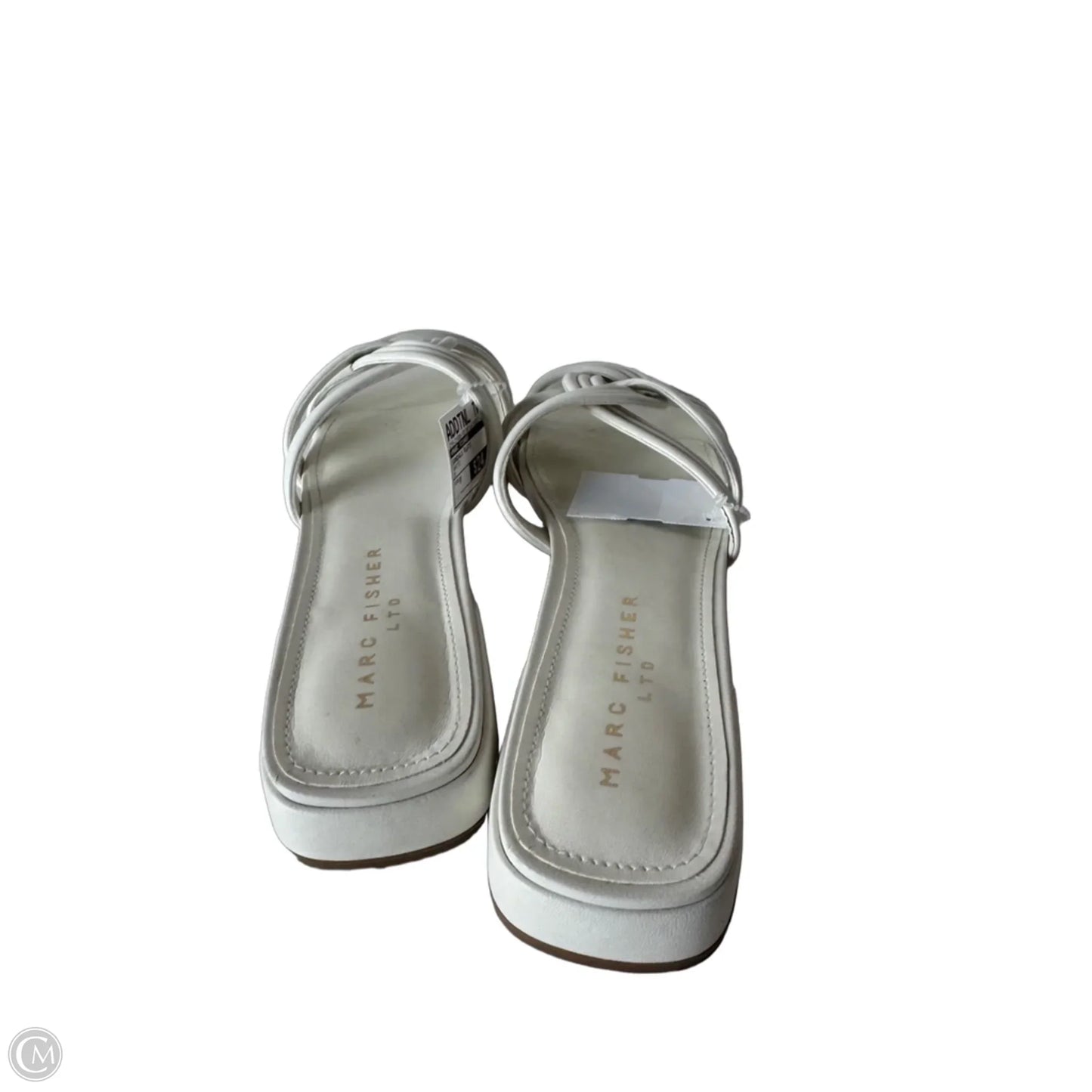 Sandals Flats By Marc Fisher In White, Size: 9