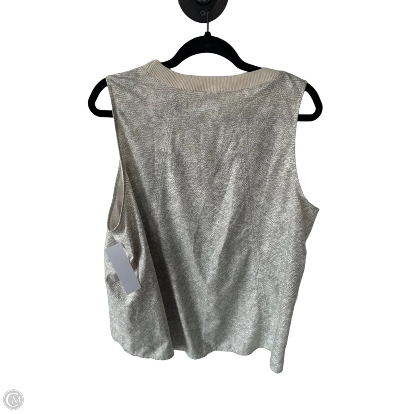 Athletic Tank Top By Athleta In Beige, Size: 2x