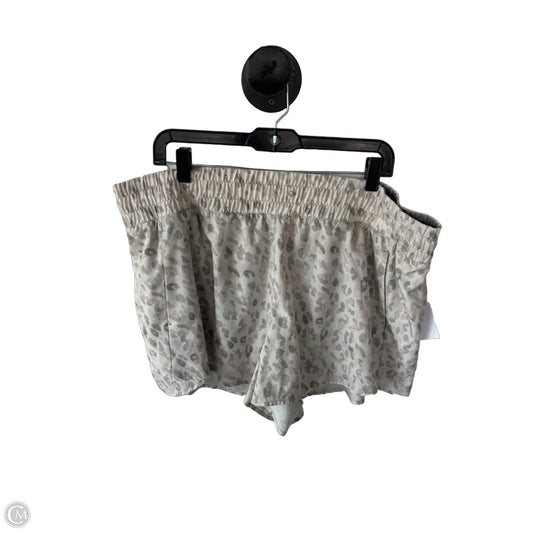 Athletic Shorts By Avia In Cream & Tan, Size: 22