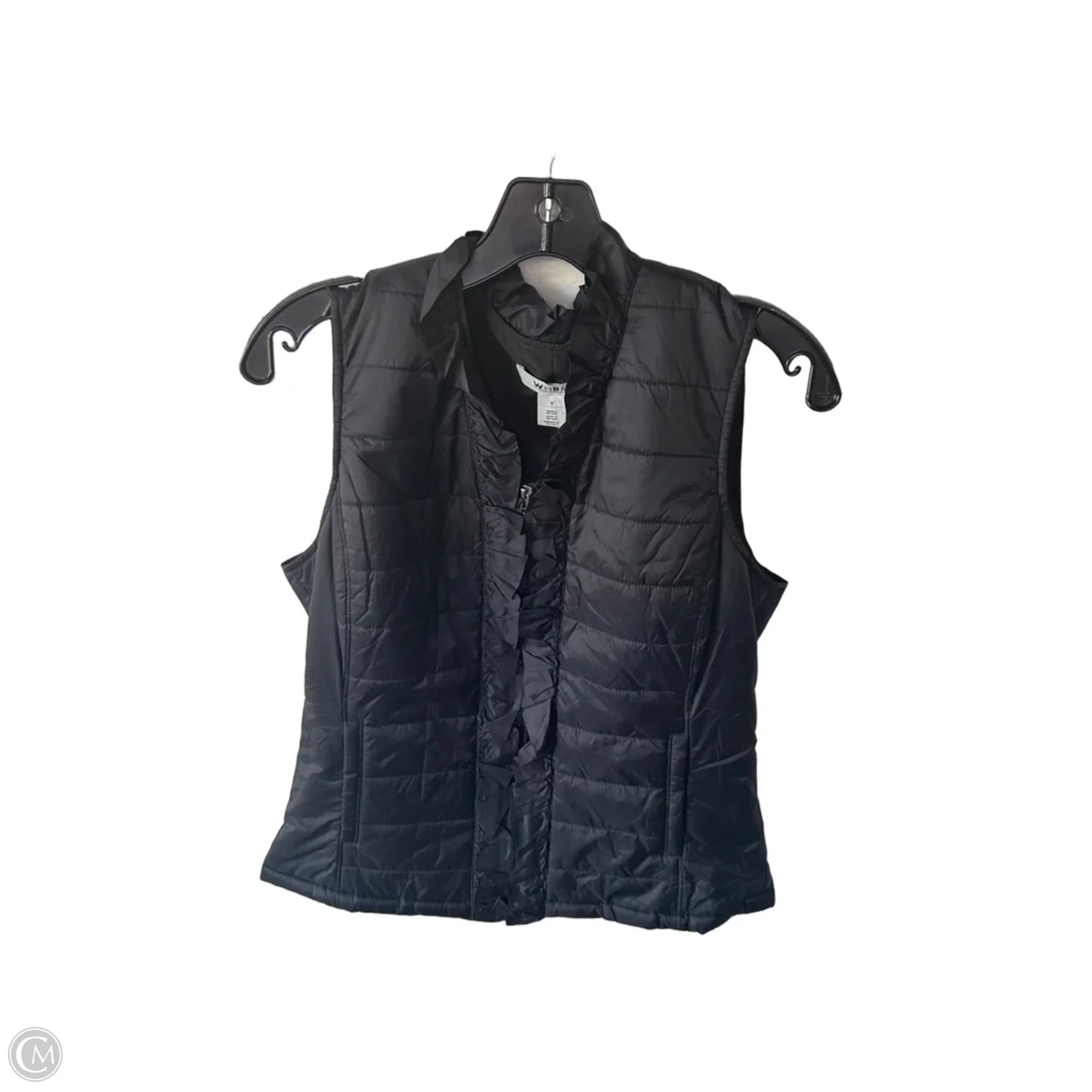 Vest Puffer & Quilted By White House Black Market In Black, Size: S