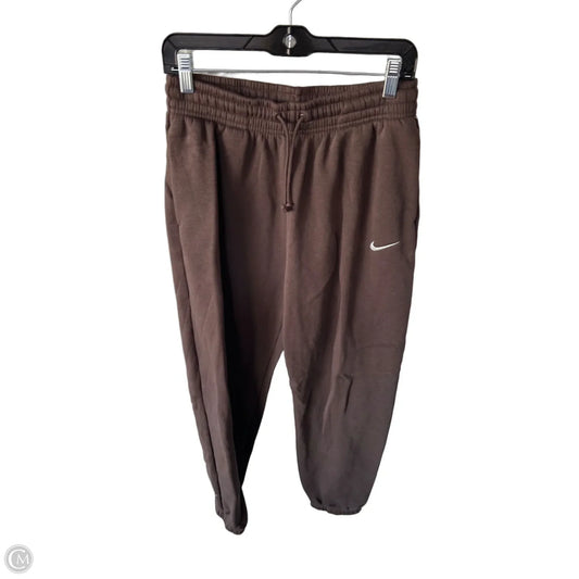 Athletic Pants By Nike Apparel In Brown, Size: 4