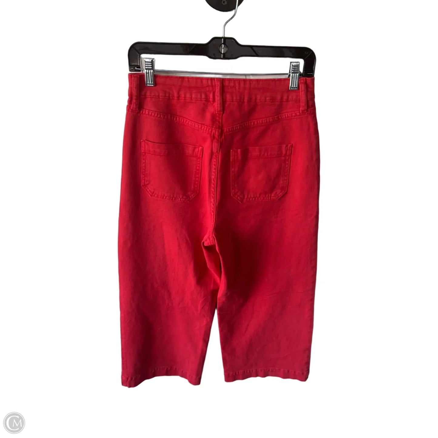 Jeans Wide Leg By Boden In Red Denim, Size: 4p