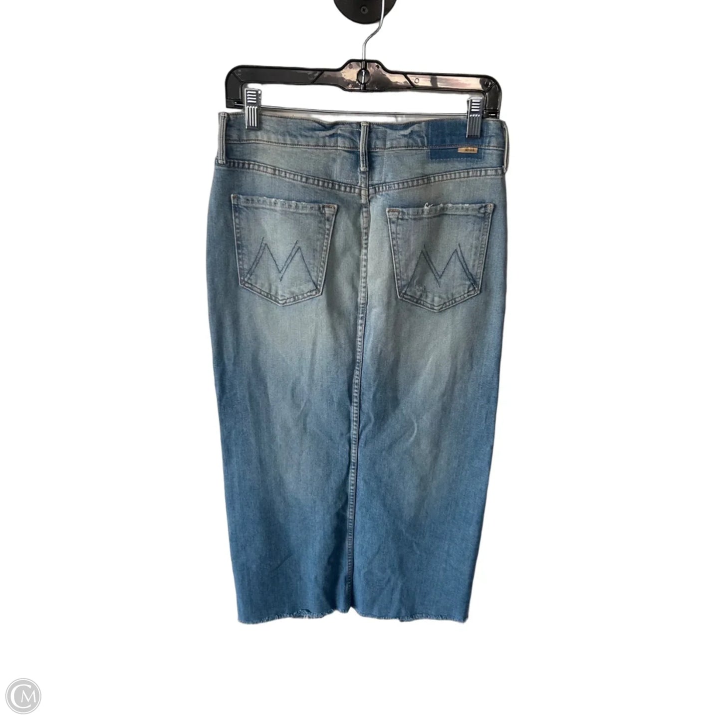 Skirt Midi By Mother In Blue Denim, Size: 6