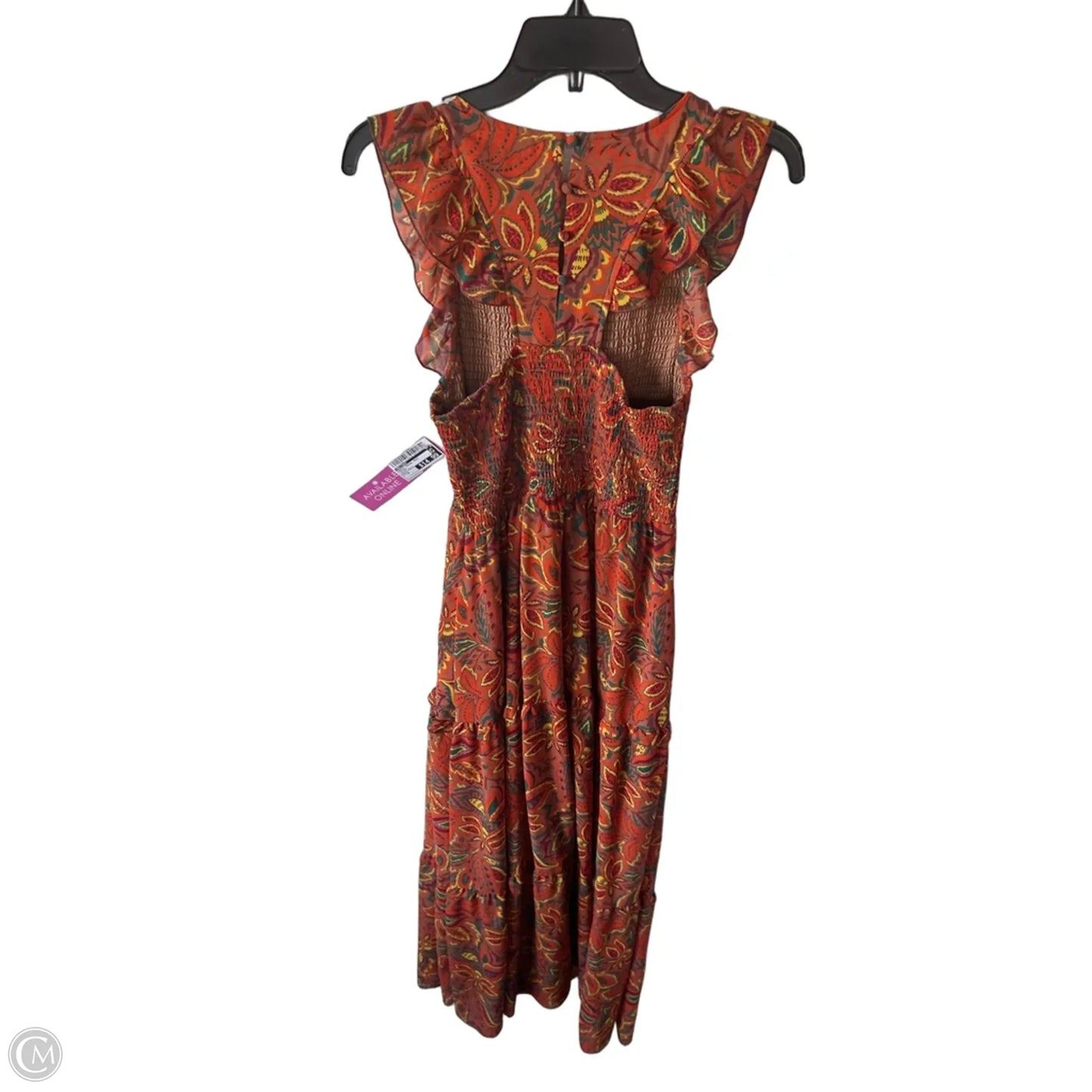 Dress Casual Maxi By Melloday In Orange, Size: M