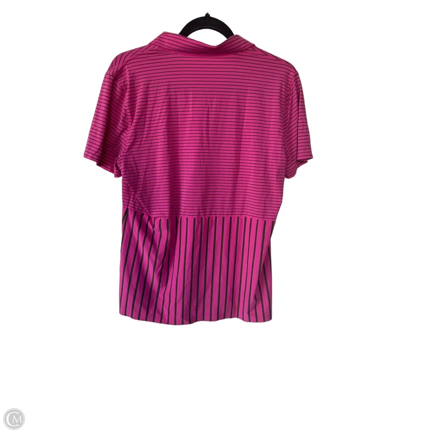 Athletic Top Short Sleeve By Cmb In Pink, Size: L