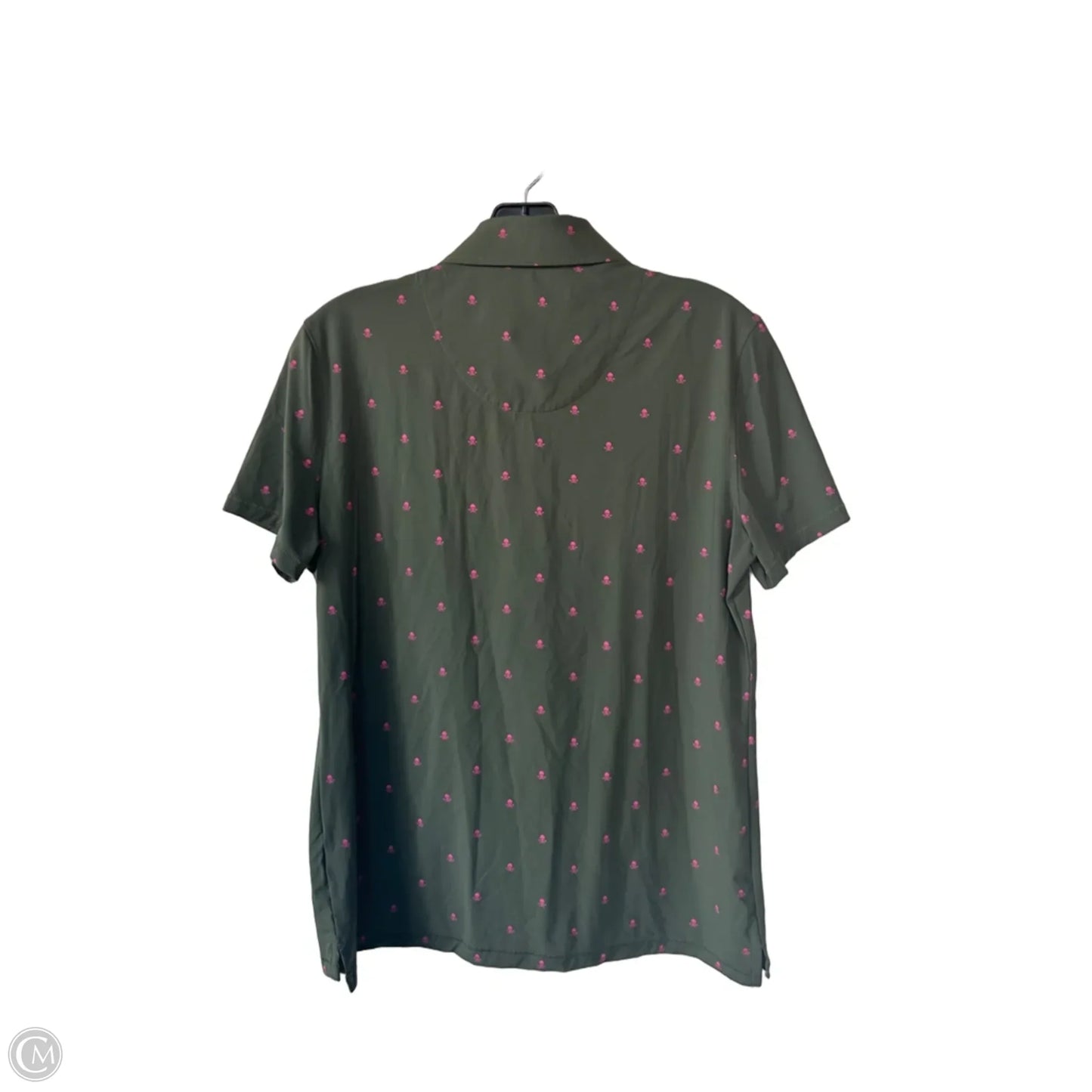 Athletic Top Short Sleeve By Cmb In Green, Size: L