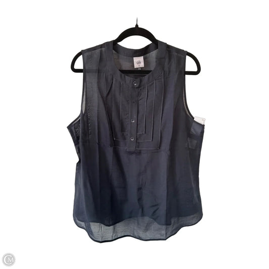 Top Sleeveless By Cabi In Navy, Size: Xl