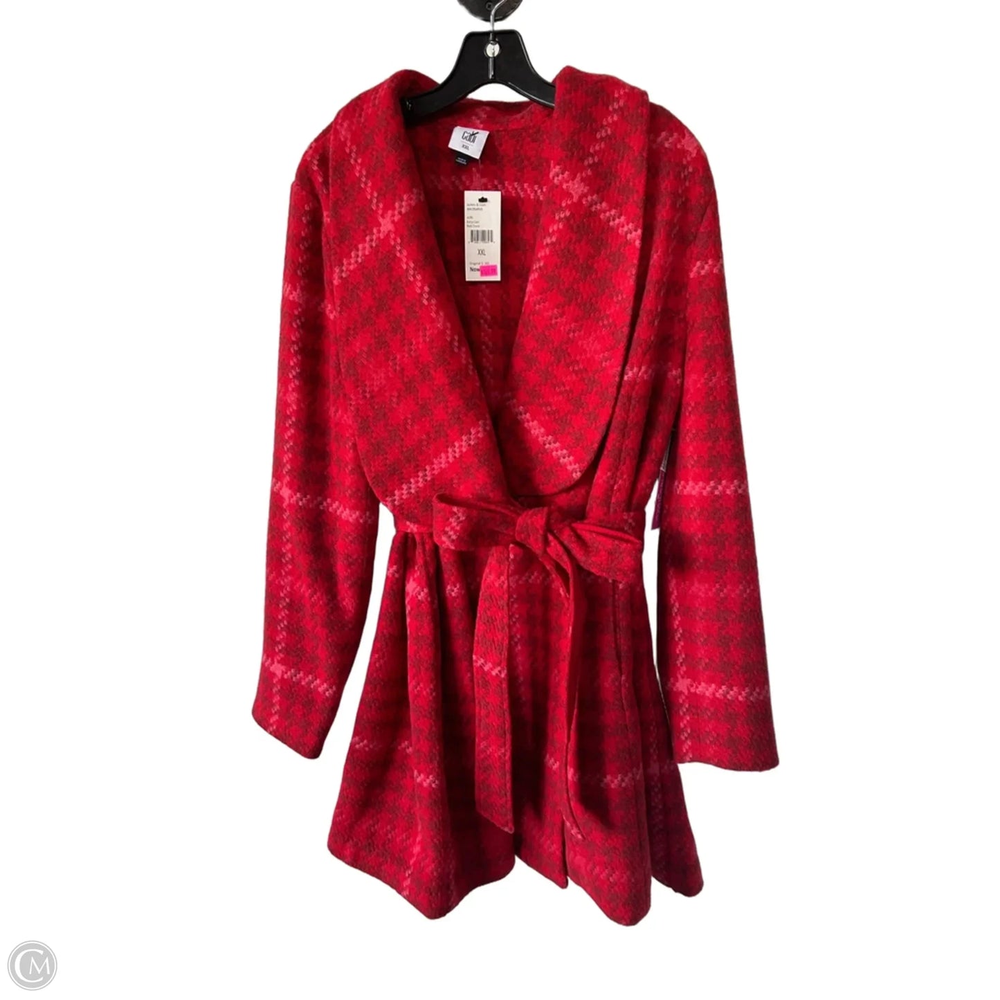 Coat Peacoat By Cabi In Red, Size: Xxl
