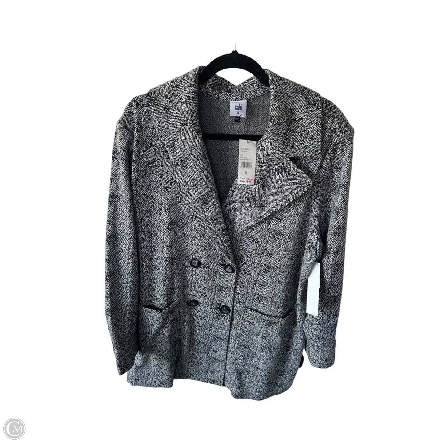 Jacket Other By Cabi In Black & White, Size: Xl