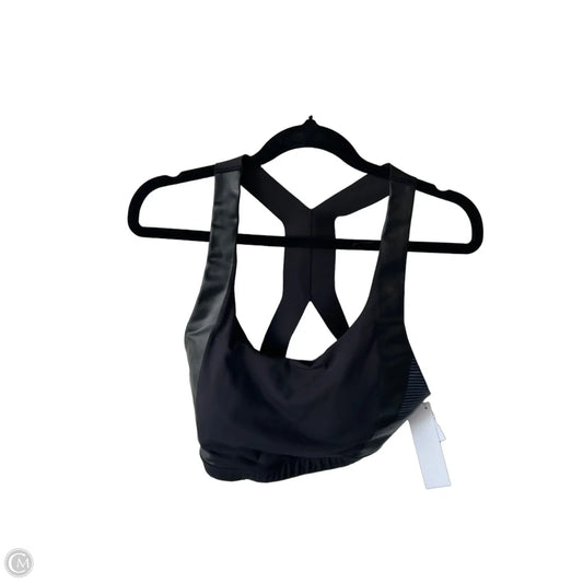 Athletic Bra By Athleta In Black & Blue, Size: L