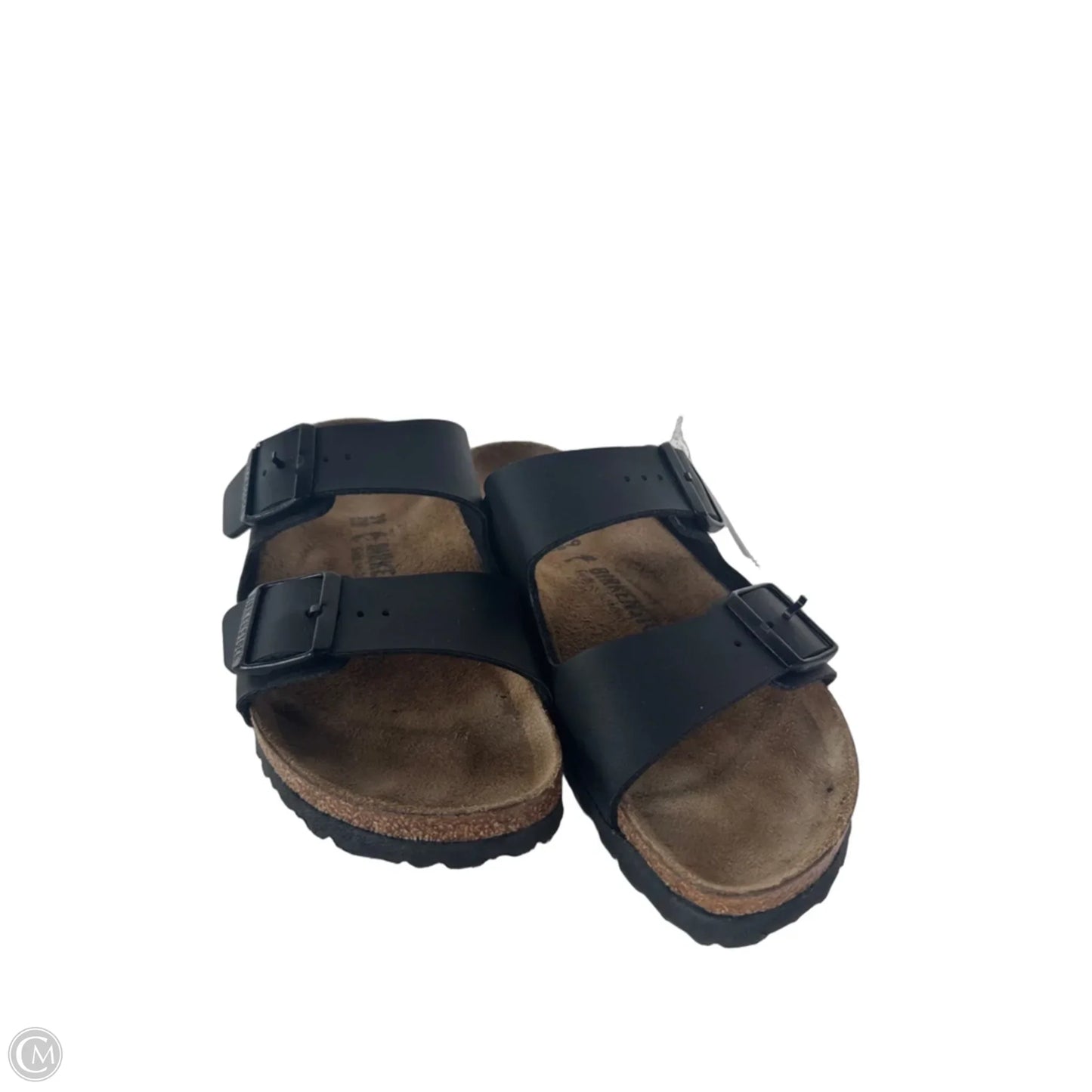 Sandals Flats By Birkenstock In Black, Size: 8