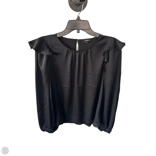 Top Long Sleeve By Express In Black, Size: M
