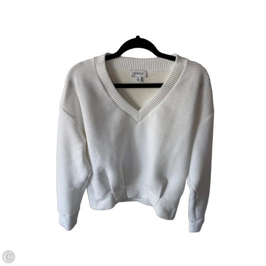 Sweatshirt Crewneck By Evereve In White, Size: M