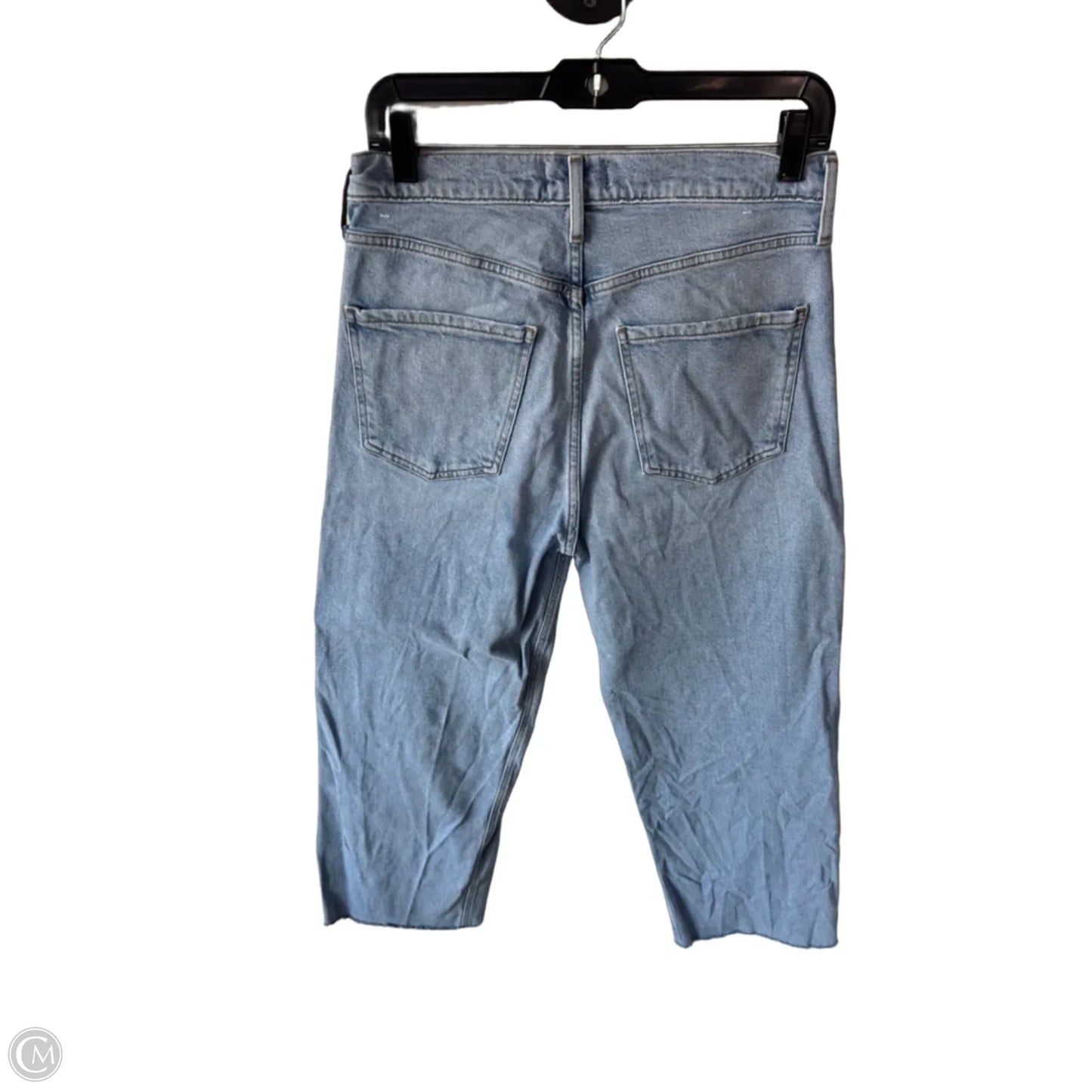 Jeans Wide Leg By Agolde In Blue Denim, Size: 6