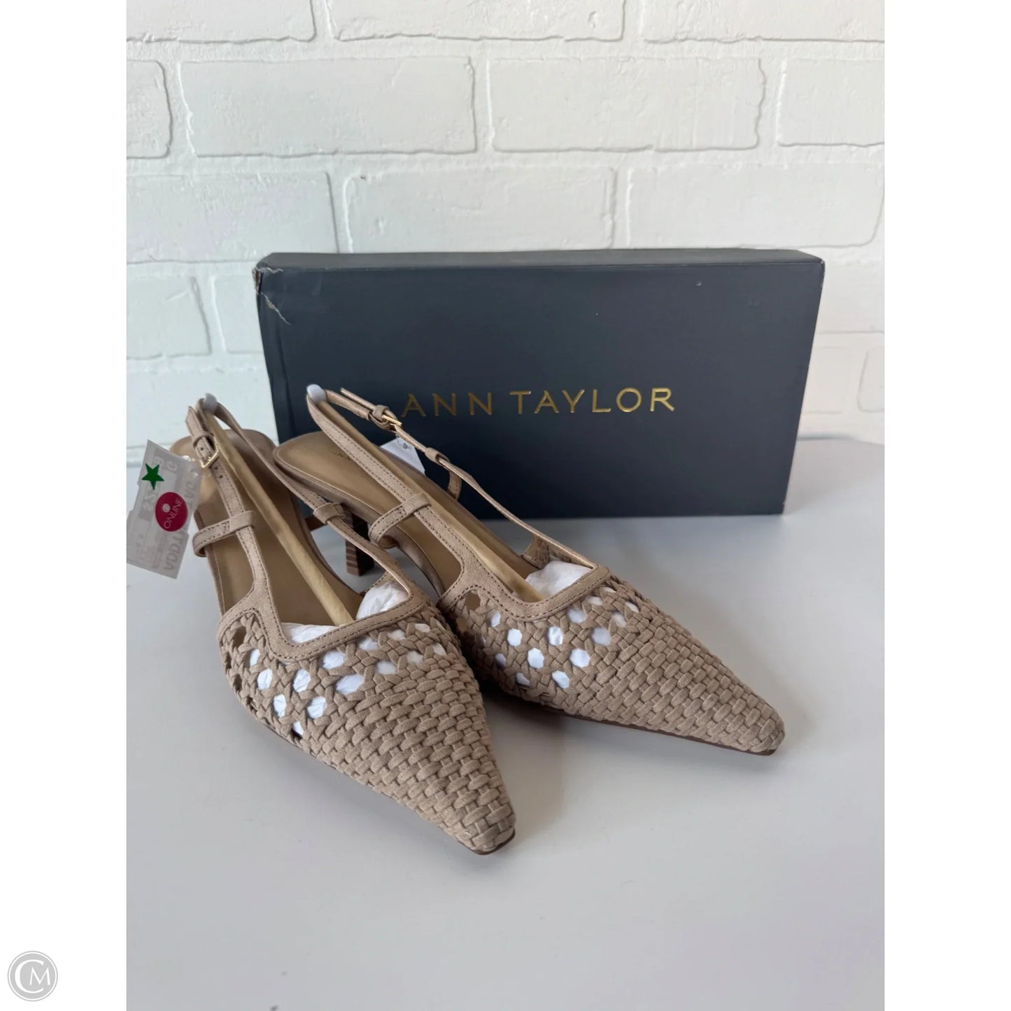 Shoes Heels Stiletto By Ann Taylor In Taupe, Size: 8.5
