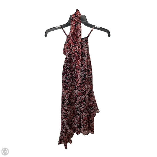 Dress Party Midi By Guess In Black & Orange, Size: Xs