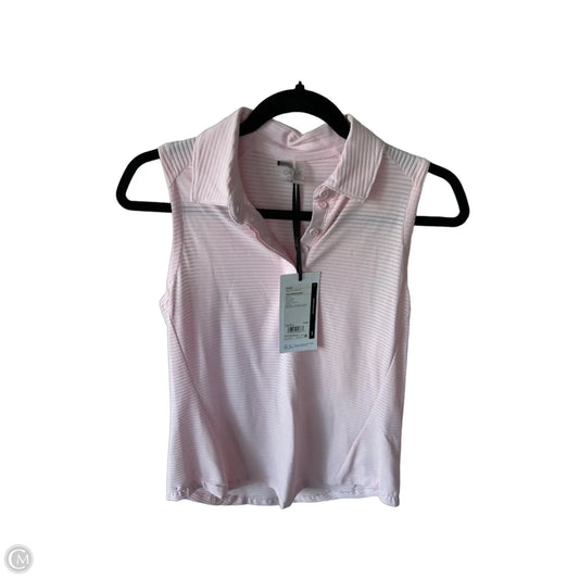 Athletic Top Short Sleeve By Calia In Pink, Size: S
