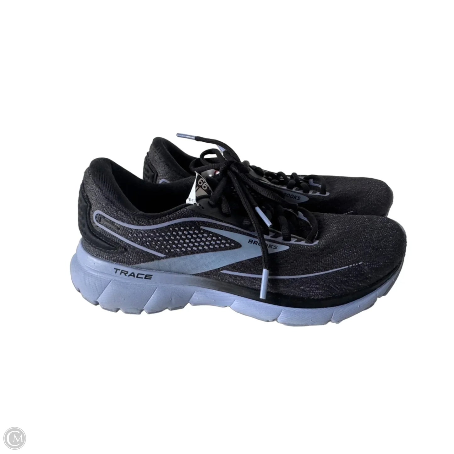 Shoes Athletic By Brooks In Black & Blue, Size: 6.5
