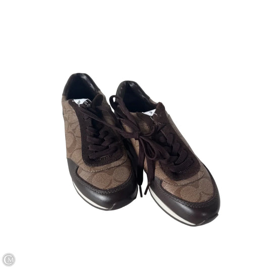 Shoes Designer By Coach In Brown, Size: 6.5