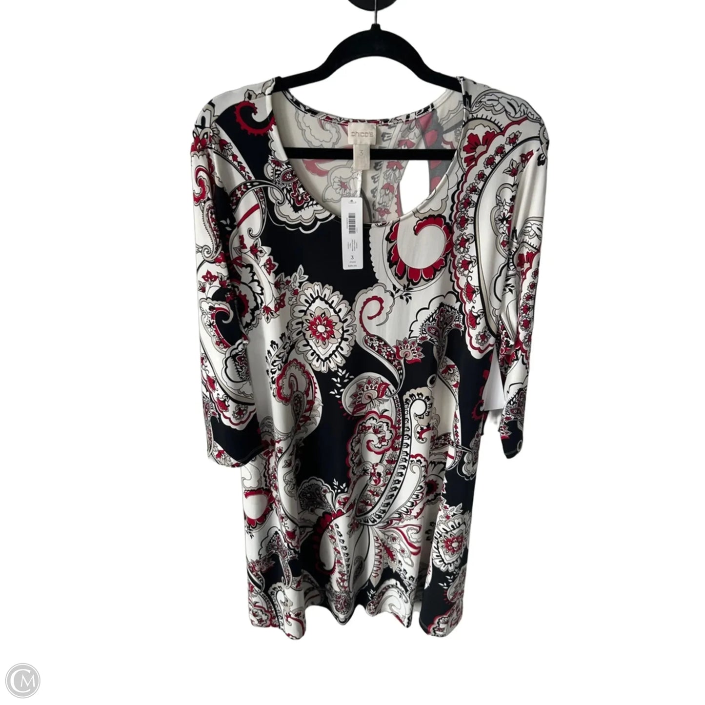 Dress Work By Chicos In Black & White, Size: Xl