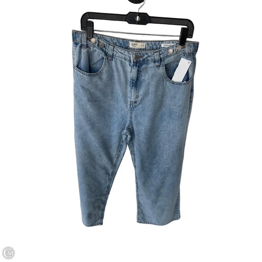 Jeans Straight By Oat In Blue Denim, Size: 12