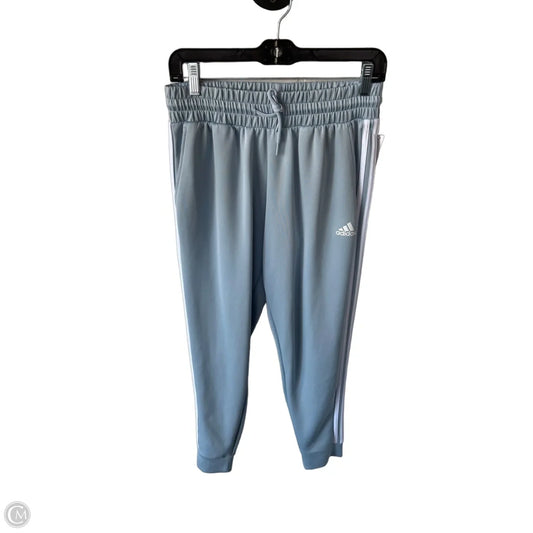 Athletic Pants By Adidas In Blue & White, Size: 8