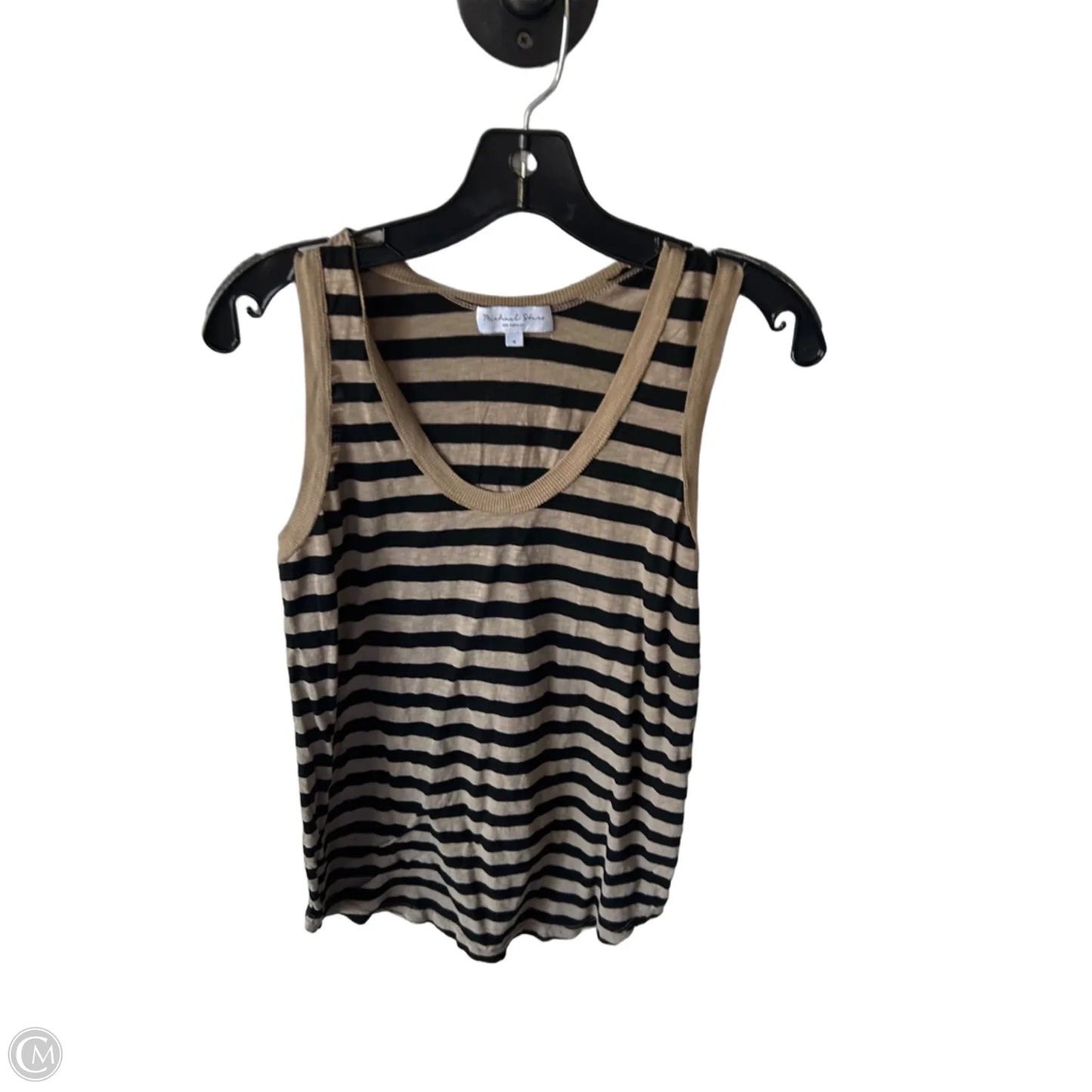 Top Sleeveless Basic By Michael Stars In Black & Tan, Size: S