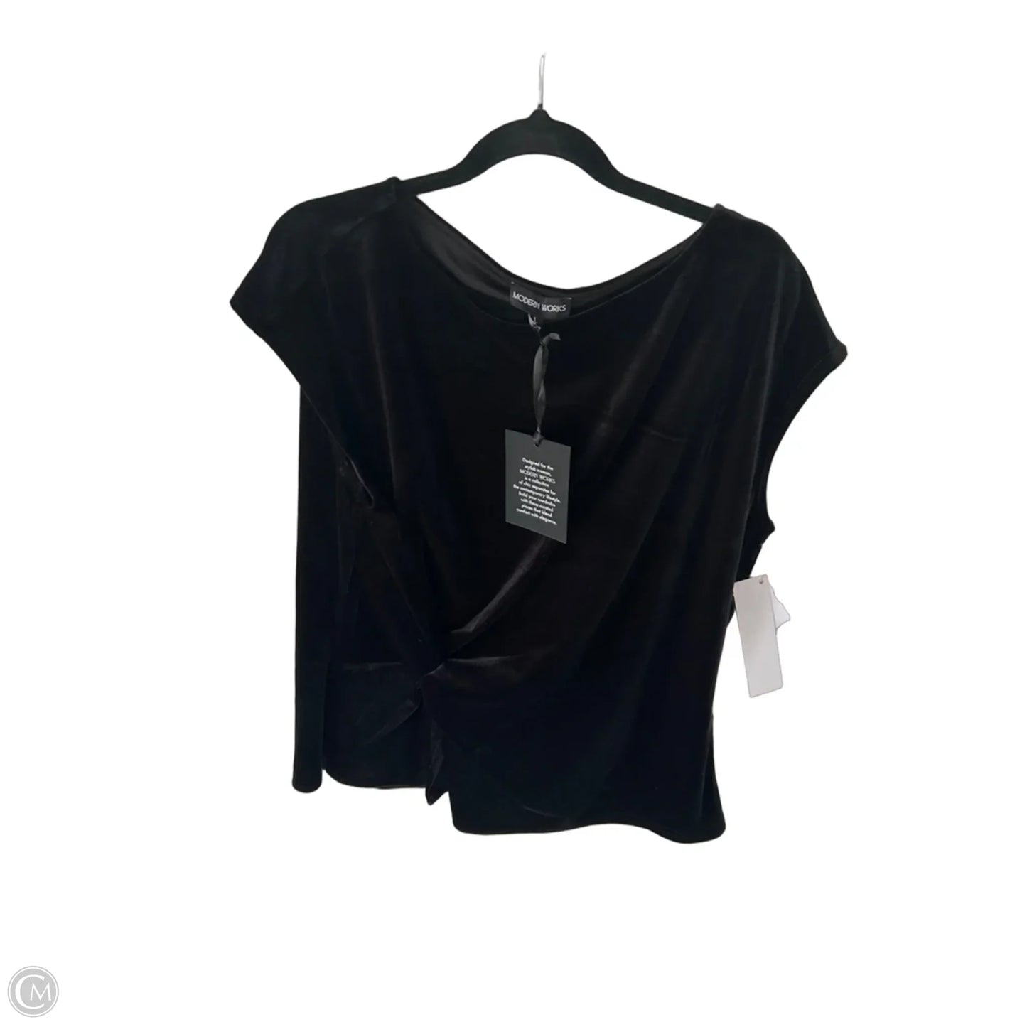 Top Sleeveless By Modern Works In Black, Size: L