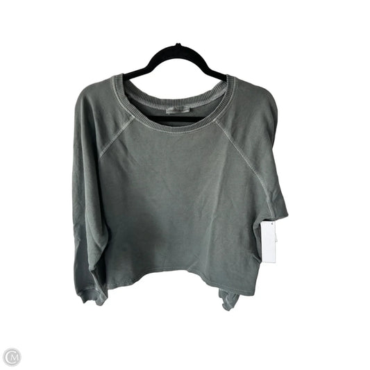 Sweatshirt Crewneck By Zenana In Grey, Size: L