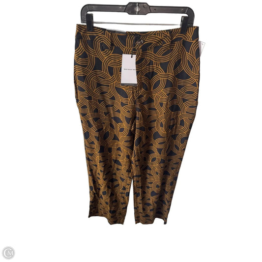 Pants Wide Leg By Who What Wear In Black & Yellow, Size: 10