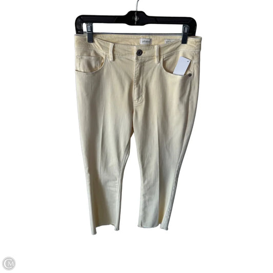 Jeans Straight By J. Jill In Yellow, Size: 6