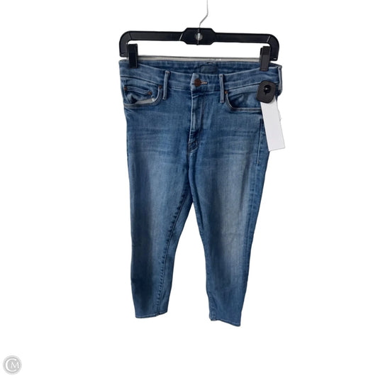 Jeans Designer By Mother In Blue Denim, Size: 8