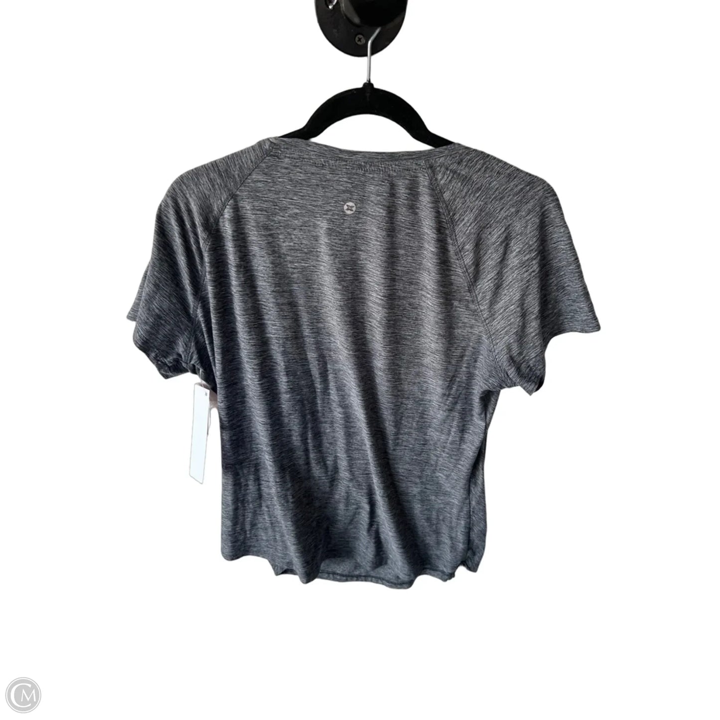Athletic Top Short Sleeve By Rbx In Grey, Size: L