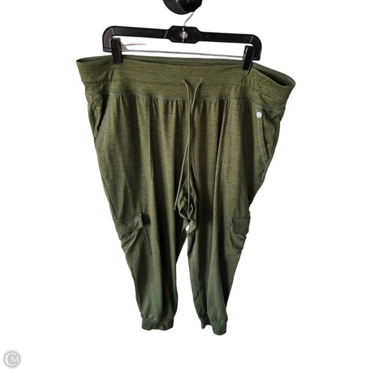 Athletic Pants By Livi Active In Green, Size: 18
