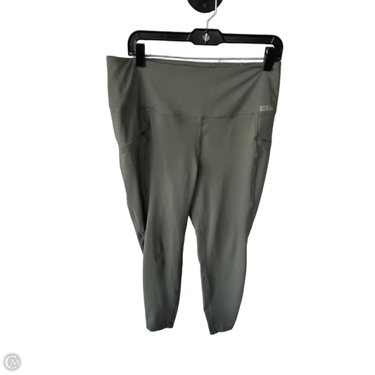 Athletic Leggings By Eddie Bauer In Green, Size: 12