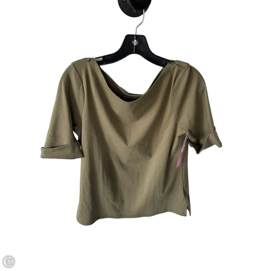 Top Short Sleeve By Lauren By Ralph Lauren In Green, Size: Xl
