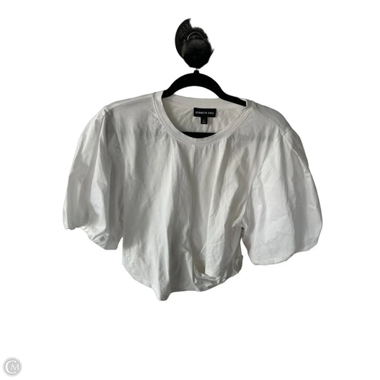 Top Short Sleeve By Kenneth Cole In White, Size: Xl