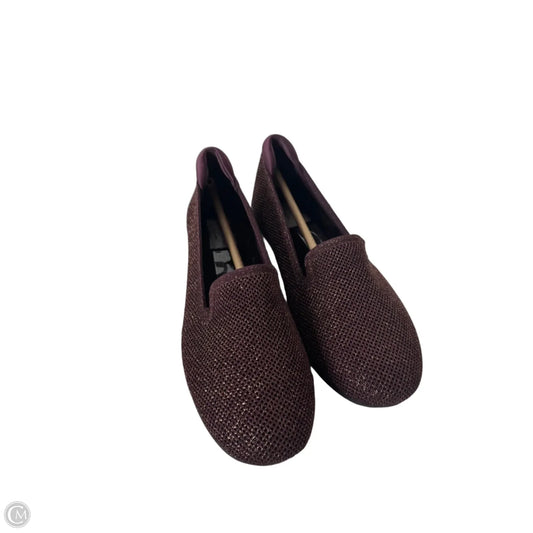 Shoes Flats By Clarks In Brown, Size: 6.5